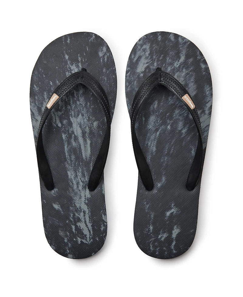 Feelgoodz Men's Men s Classicz Remix Natural Rubber Flip-Flop Thong Sandals