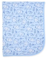 Max & Olivia Newborn Reversible Swaddle Blanket