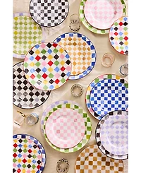 Mackenzie-Childs Multi Check Round Platter