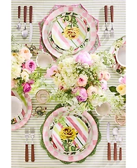 Mackenzie-Childs Pink Check Round Platter