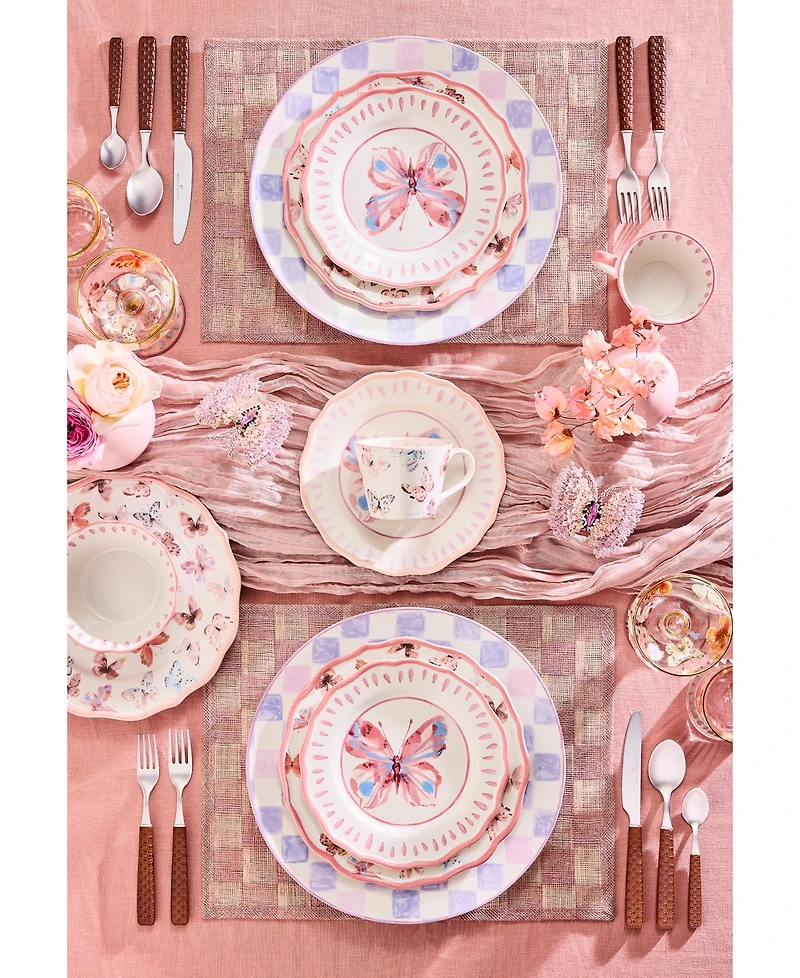 Mackenzie-Childs Butterfly Hill Salad Plate