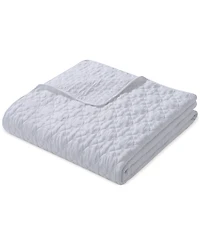 Seventh Studio Leaf Solid Pinsonic Microfiber 3-Pc. Quilt Set, King