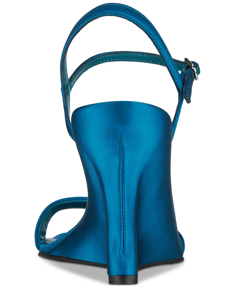 Jeffrey Campbell Kassandra Sculpted Two-Piece Wedge Sandals