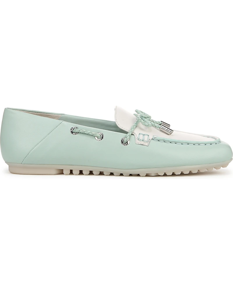 Franco Sarto Women's Zepher Square Toe Apron Boat Shoes