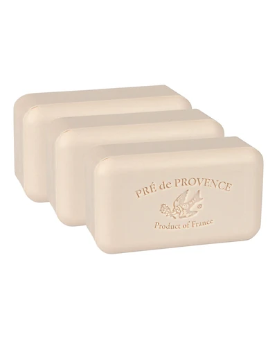 Pre de Provence Moisturizing 150g French Soap Bar, Quad-Milled, Long Lasting, Moisturizing, Rich, Creamy Lather (Set of 3)