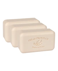 Pre de Provence Moisturizing 150g French Soap Bar, Quad-Milled, Long Lasting, Moisturizing, Rich, Creamy Lather (Set of 3)
