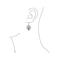 Bling Jewelry Feather Dream Catcher Dangle Earrings Native American Style Sterling Silver