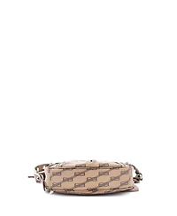 Pre-Owned Balenciaga Xs Le Cagole Giant Studs Shoulder Bag Bb Monogram Coated Canvas
