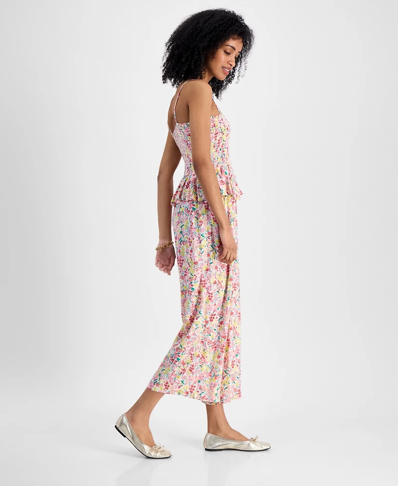 Tommy Hilfiger Women's Country Flair Peplum Jumpsuit