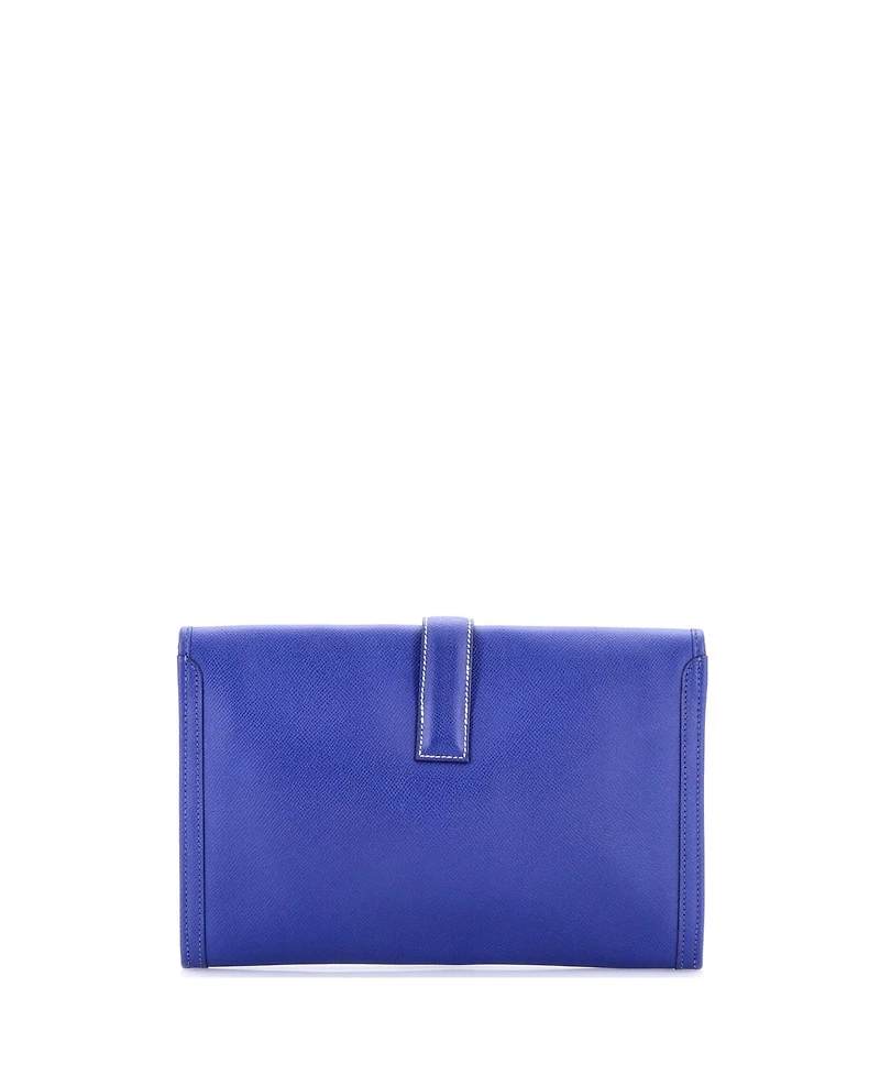 Pre-Owned Hermes Pm Jige Clutch Epsom