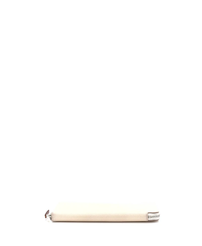 Pre-Owned Hermes Long Azap Zip Around Wallet Epsom