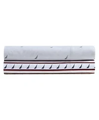 Nautica Printed Washed Microfiber Sheet Set