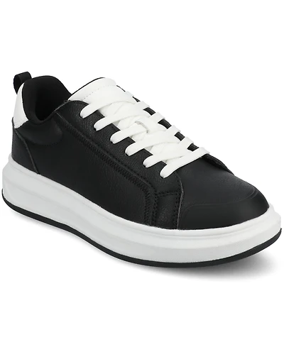 Journee Collection Women's Meeya Platform Lace Up Sneakers