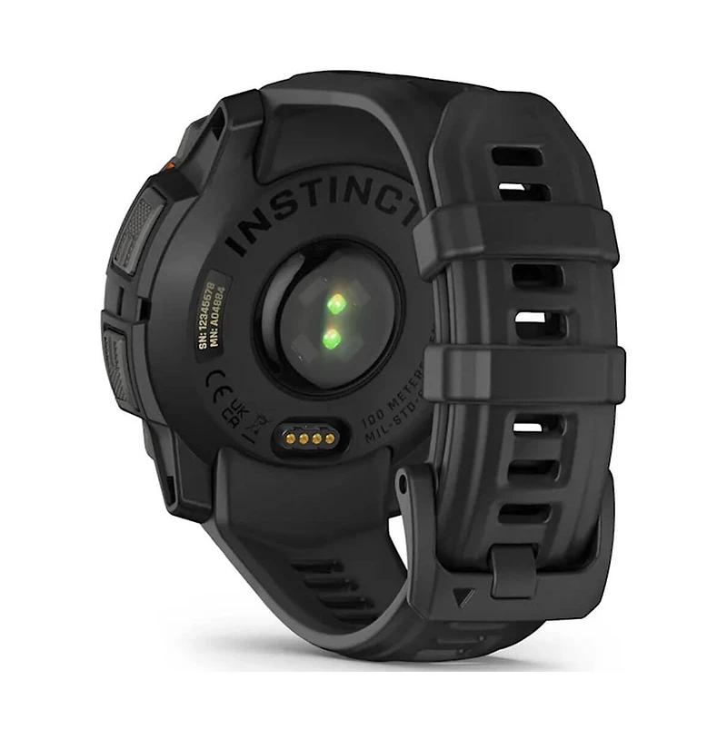 Instinct 3, 45mm Solar, Black/Black