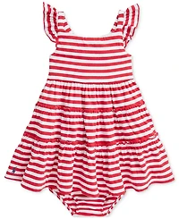 Polo Ralph Lauren Baby Girls Ruffled Jersey Dress