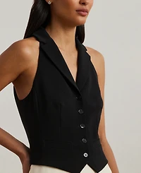 Lauren Ralph Lauren Women's Two-Tone Crepe Sleeveless Gown
