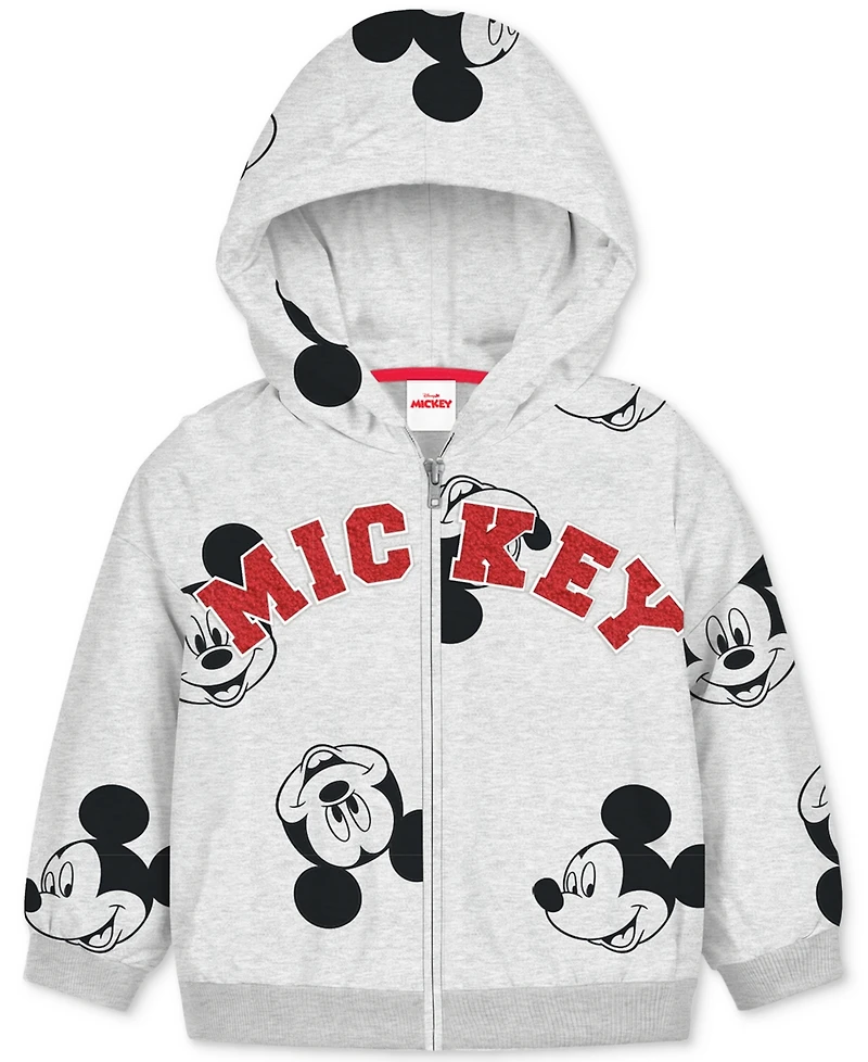 Disney Baby Boys Mickey Mouse Hoodie, Bodysuit & Shorts, 3 Piece Set