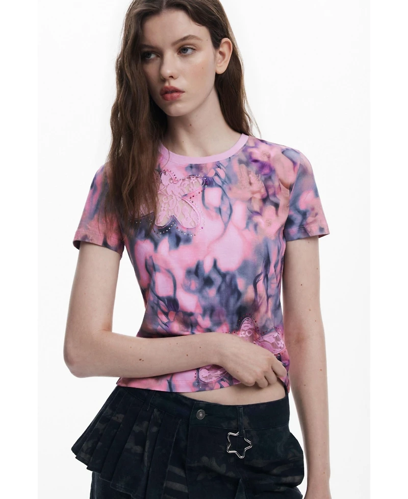 Desigual Women's Collina Strada floral T-shirt