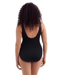 Longitude by Mimi Flamingo Women's Coolangata Wrap Sash Tank One Piece Swimsuit