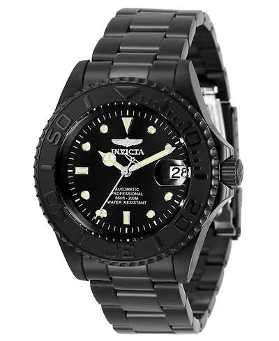Invicta Men's 33052 Pro Diver Automatic 3 Hand Black Dial Watch