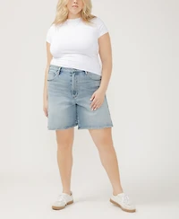 Silver Jeans Co. Plus High Rise Vintage Long Shorts