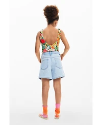 Desigual Girls Girls's Tropical print swimsuit
