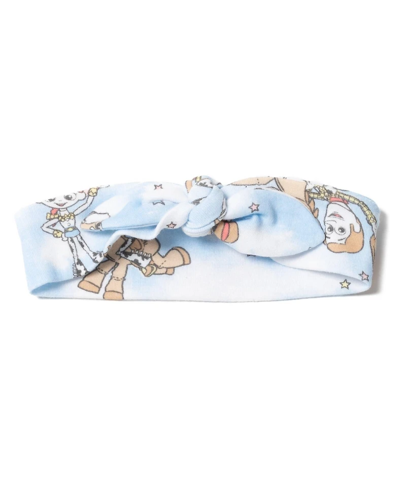 Disney Baby Girls Toy Story Bodysuit Pants and Headband 3 Piece Outfit Set