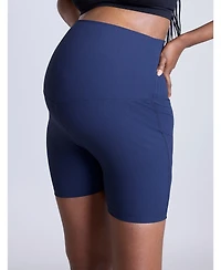 Motherhood Maternity 6 1/2" Ribbed Biker Short