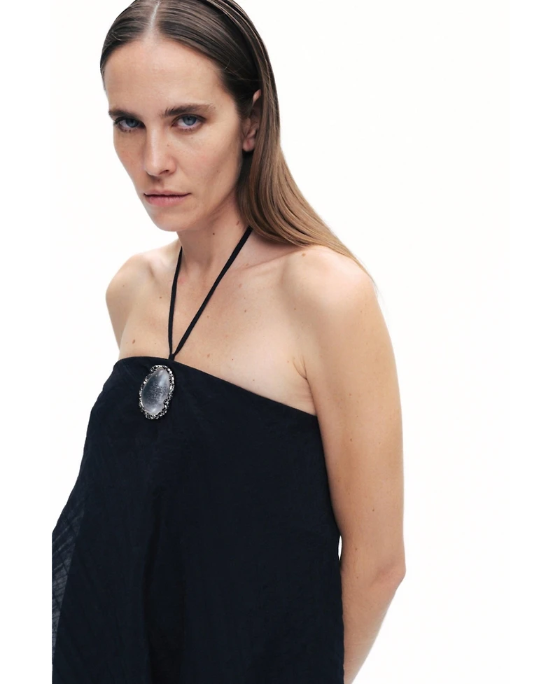 Nocturne Women's Halter Neck Maxi Dress