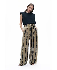 Nocturne Women's Flowy Printed Pants
