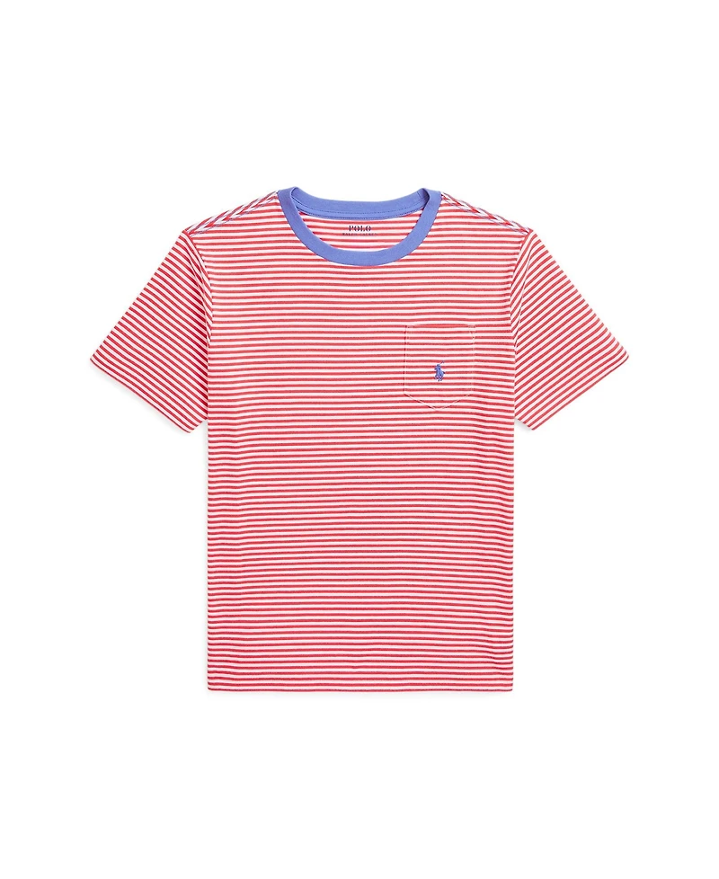 Polo Ralph Lauren Big Boys Striped Jersey Pocket T-Shirt