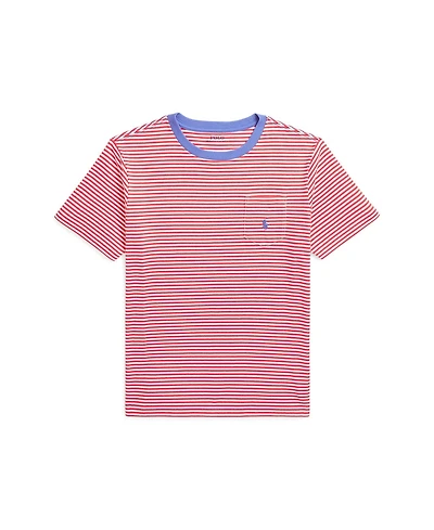 Polo Ralph Lauren Big Boys Striped Jersey Pocket T-Shirt