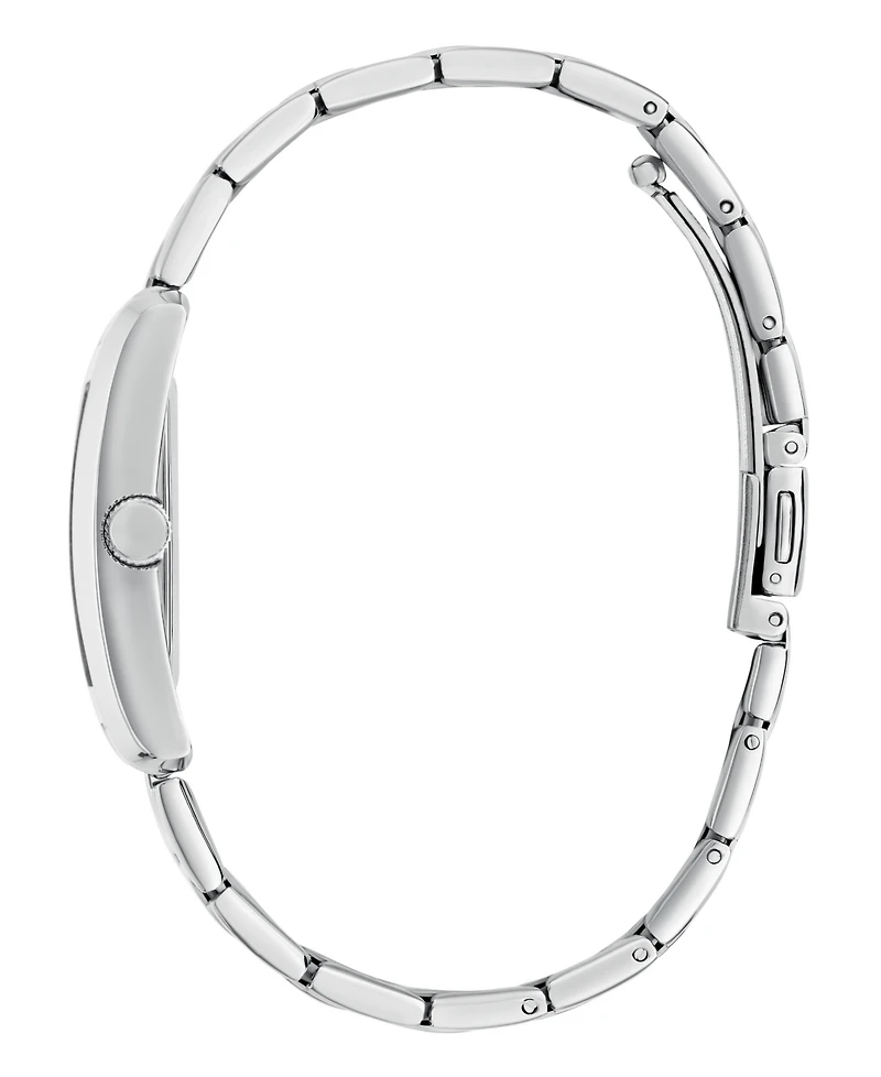 Guess Women's Analog Silver-Tone Stainless Steel Watch, 27mm