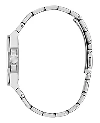 Guess Women's Analog Silver-Tone Stainless Steel Watch, 34mm