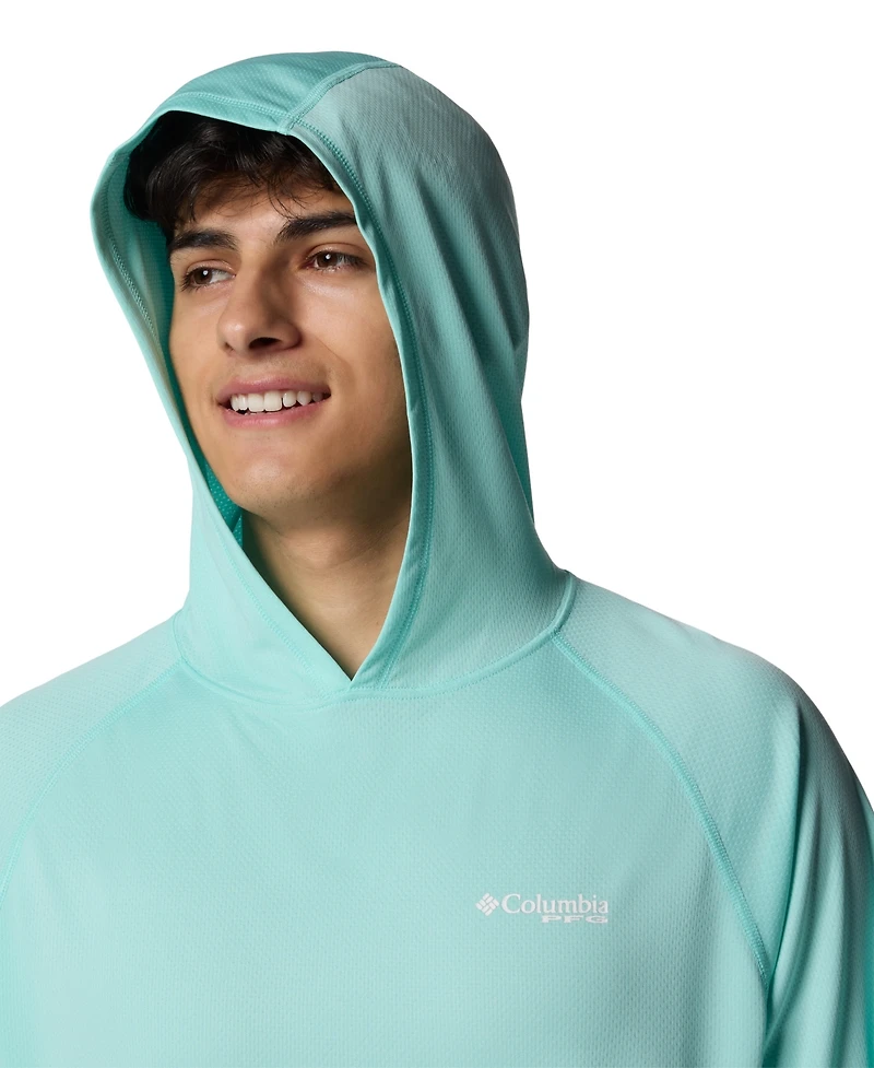 Columbia Men's Pfg Solar Stream Moisture-Wicking Upf 50 Hoodie