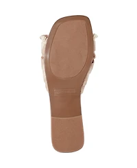 Marc Fisher Women's Orbit Knotted Flat Slide Sandals