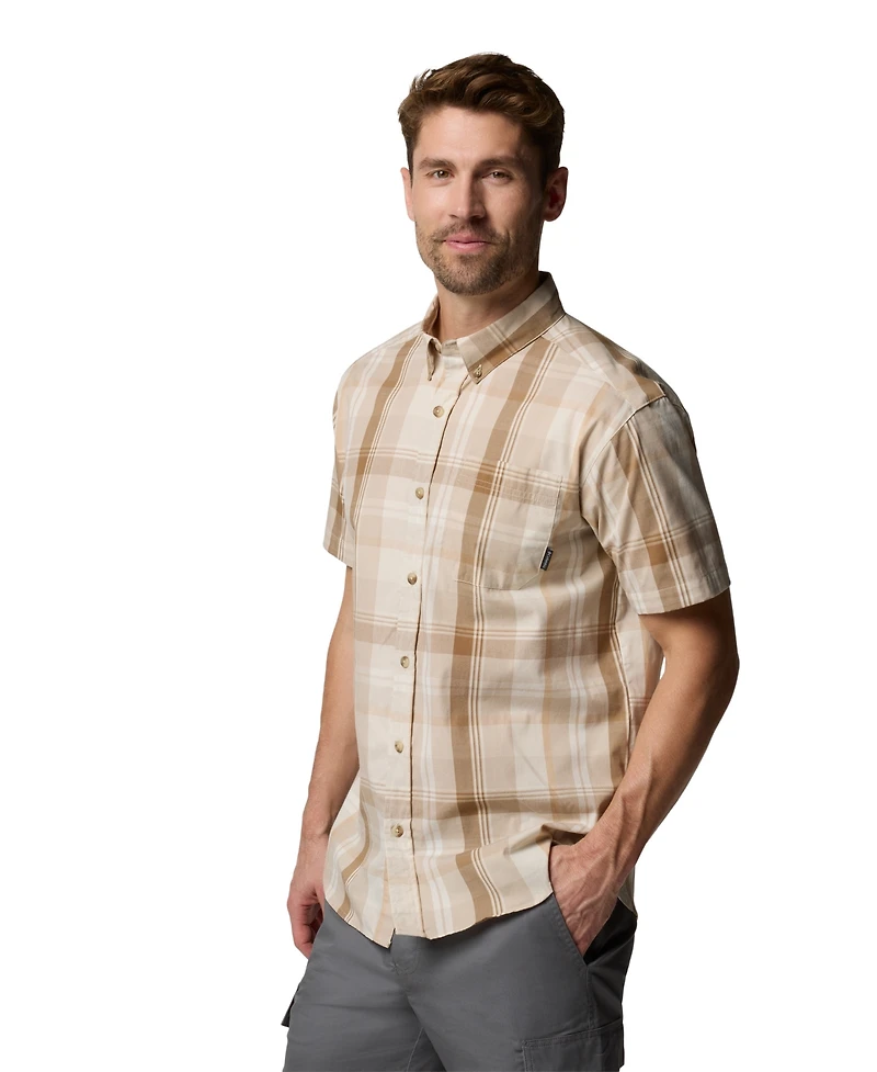 Columbia Men's Rapid Rivers Short Sleeve Plaid Shirt