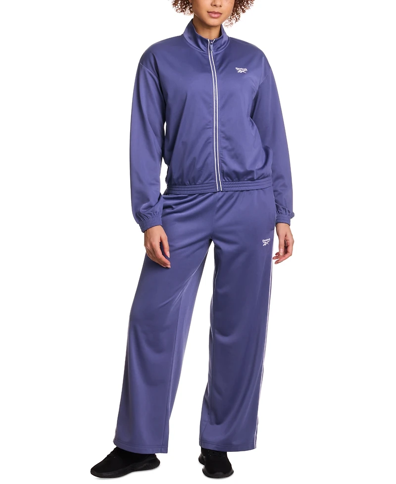 Reebok Women's Tricot Full-Zip Logo Jacket