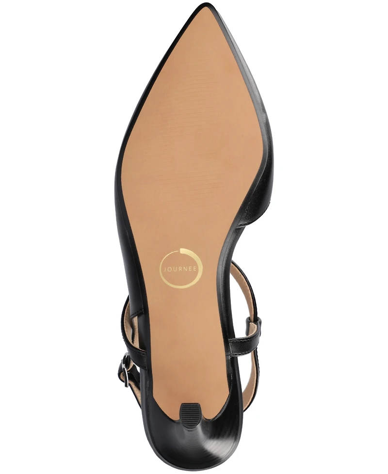 Journee Collection Women's Scipio Pointed Toe Pumps