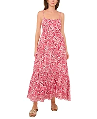 1.state Women's Printed Sleeveless Maxi Dress