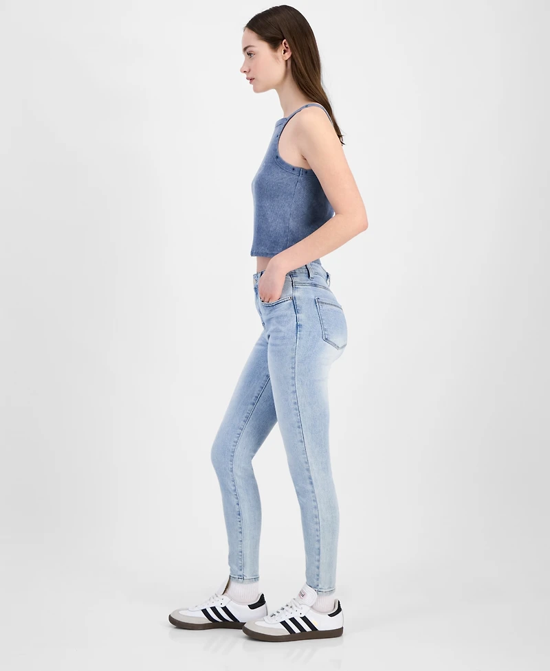 Gogo Jeans Juniors' Stretch Curvy Skinny Jeans