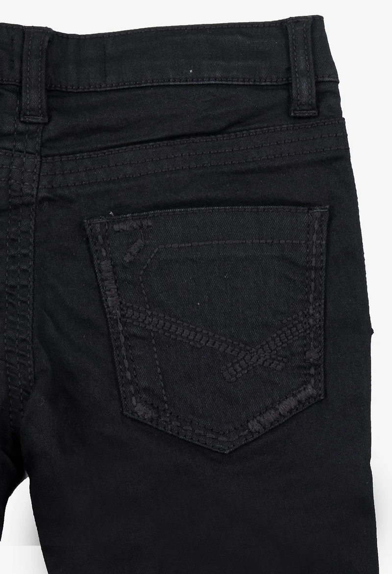 Little Boy's 4-7 Saddle Stitch Stretch Jeans