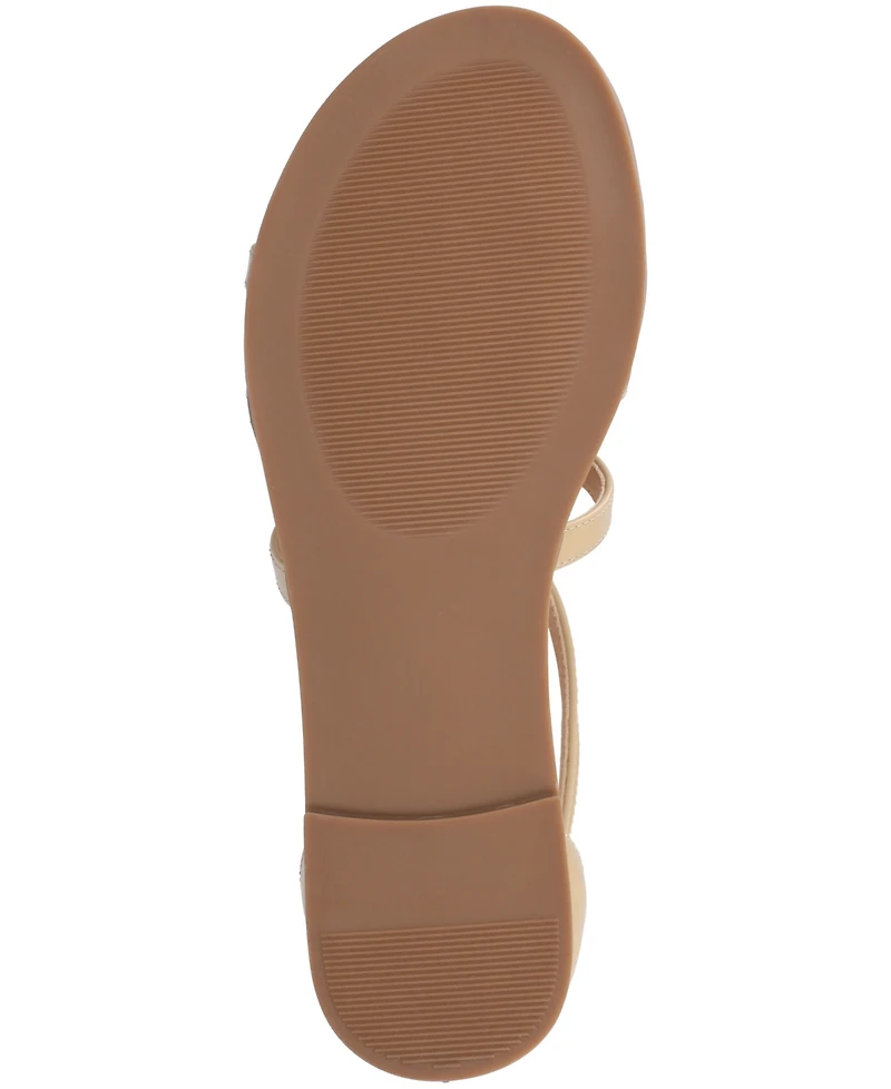 Journee Collection Women's Genneva Zipper Flat Sandals