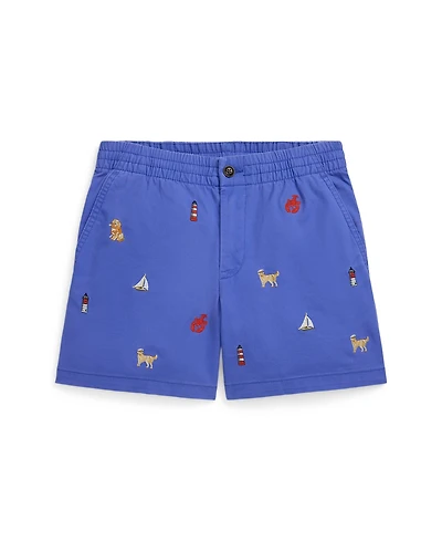 Polo Ralph Lauren Big Boys Embroidered Chino Shorts