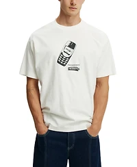 Cotton On Men's The Streets Box Fit Premium Music T-Shirt