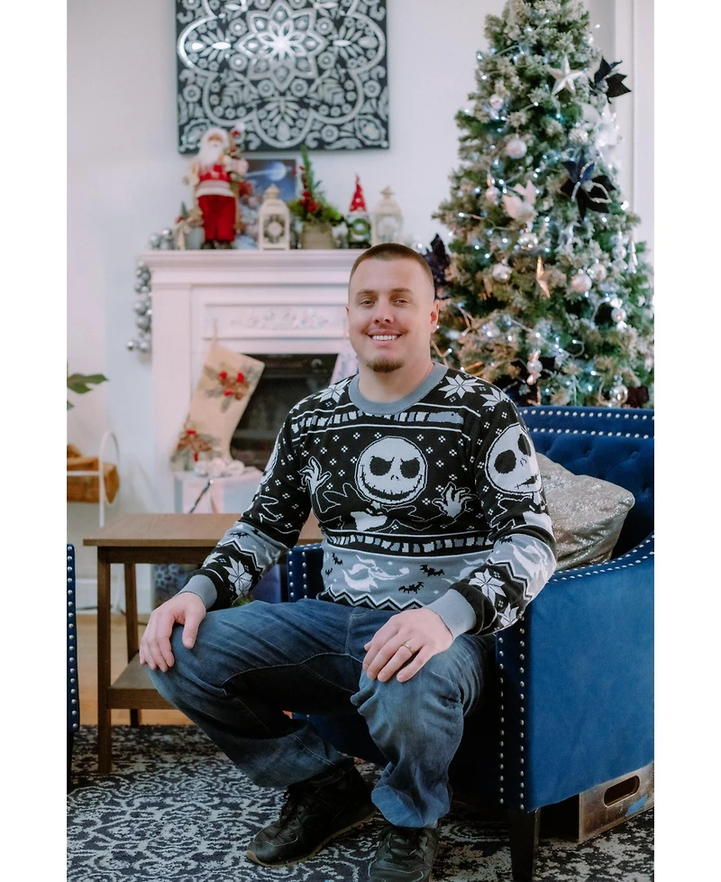 Nightmare Before Christmas Boys Disney Matching Family Long Sleeve Sweater