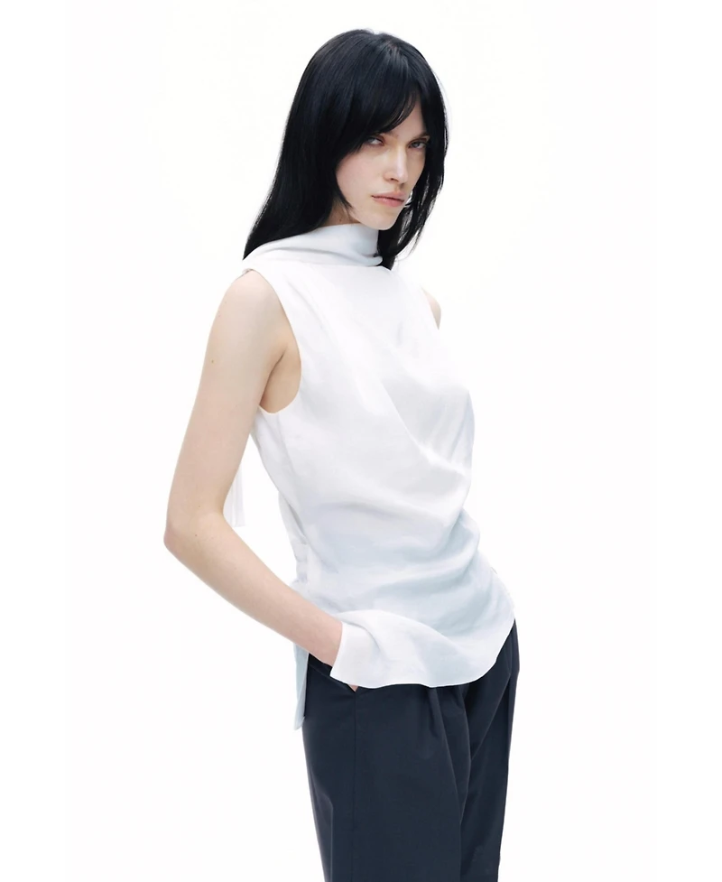 Nocturne Women's Shawl-Designed Blouse