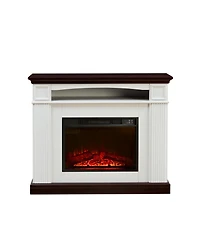 Streamdale Freestanding Electric Fireplace with Mantel, Led Flame, 23" Firebox