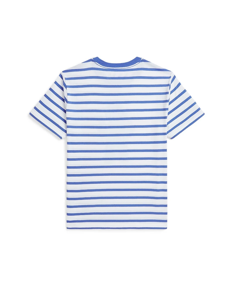 Polo Ralph Lauren Big Boys Polo Bear Striped Jersey T-Shirt