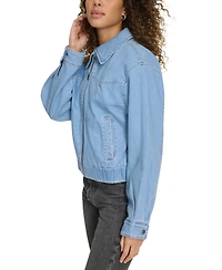 Levi's Women's Western Zip-Front Denim Bomber Jacket